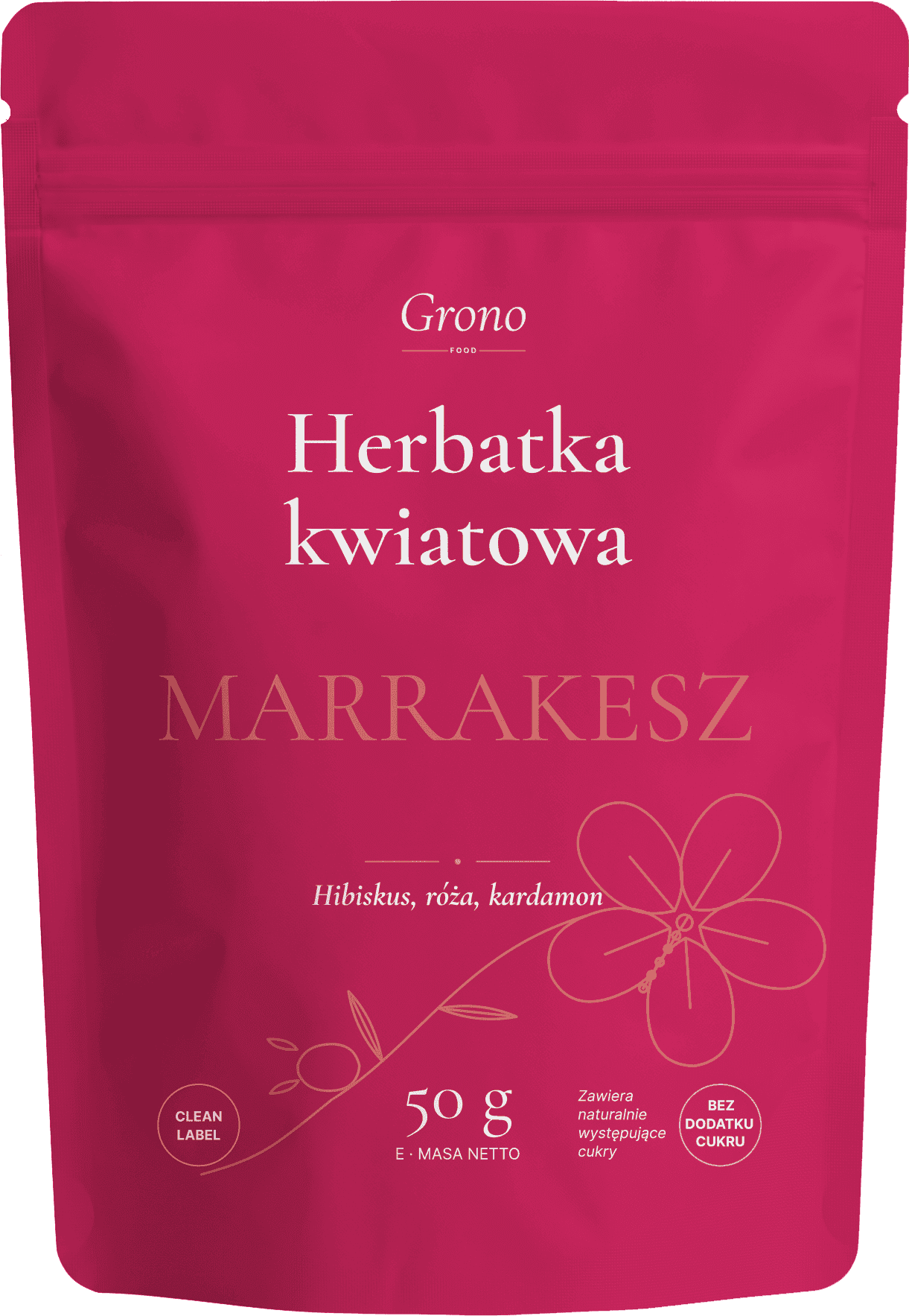 Opakowanie Grono MARRAKESZ — herbata, 50 g